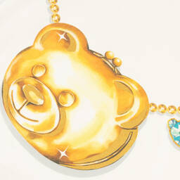 Moschino Кид-Тин-Teen Girls Ivory & Black Leggings Set | Childrensalon Outlet