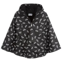 Moschino Kid-Teen-Teen Girls Logo Rain Cape | Childrensalon Outlet