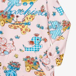 Moschino Kid-Teen-Teen Girls Pink Hooded Dress | Childrensalon Outlet