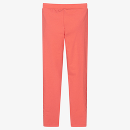 Moschino Kid-Teen-Teen Girls Pink Logo Leggings | Childrensalon Outlet