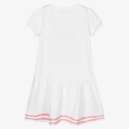 Moschino Kid-Teen-Teen Girls White Teddy Dress | Childrensalon Outlet