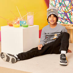 Moschino Kid-Teen-Teen Grey Teddy Sweatshirt | Childrensalon Outlet