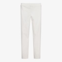 Moschino Кид-Тин-Кремовые легинсы для подростков | Childrensalon Outlet