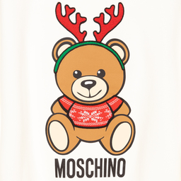 Moschino Кид-Тин-Кремовый свитшот для подростков | Childrensalon Outlet