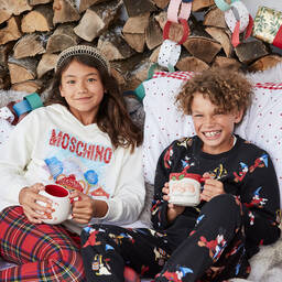 Moschino Kid-Teen-Teen Ivory Snow Teddy Hoodie | Childrensalon Outlet