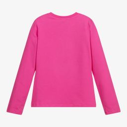 Moschino Кид-Тин-Розовый топ с медвежонком для подростков | Childrensalon Outlet