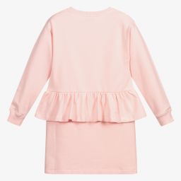 Moschino Kid-Teen-Teen Pink Bow Dress | Childrensalon Outlet