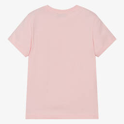 Moschino Kid-Teen-Teen Pink Cotton Teddy Bear T-Shirt | Childrensalon Outlet