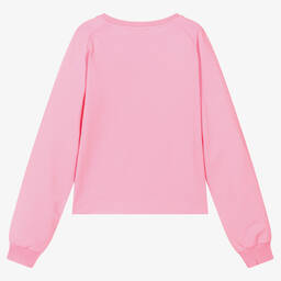 Moschino Kid-Teen-Teen Pink Teddy Sweatshirt | Childrensalon Outlet