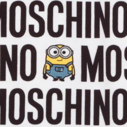 موسكينو Kid-Teen-شورت تينز ولادي قطن جيرسي لون أبيض | Childrensalon Outlet