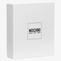 موسكينو Baby-طقم بيبي غرو قطن جيرسي لون أبيض للأطفال | Childrensalon Outlet