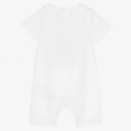 Moschino Baby-تبّان قطن جيرسي لون أبيض للأطفال | Childrensalon Outlet