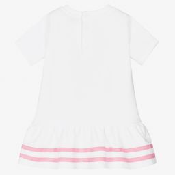 Moschino Baby-White Teddy Cheerleader Dress | Childrensalon Outlet