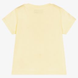 Moschino Малыши-Желтая футболка с радугой | Childrensalon Outlet
