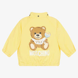 موسكينو Baby-معطف هودي لون أصفر للأطفال | Childrensalon Outlet