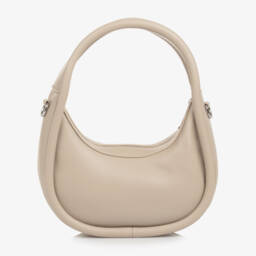 MSGM-Beige Faux Leather Tote for Girls | Childrensalon Outlet
