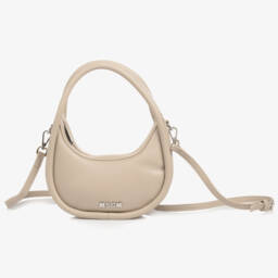 MSGM-Beige Faux Leather Tote for Girls | Childrensalon Outlet