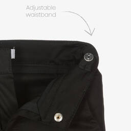 MSGM-Boys Black Cotton Cargo Trousers | Childrensalon Outlet