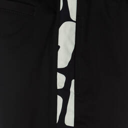 MSGM-Boys Black Cotton Logo Trousers | Childrensalon Outlet