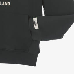 إم إس جي إم-هودي قطن جيرسي لون أسود | Childrensalon Outlet