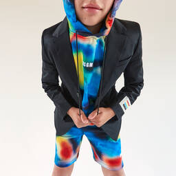 MSGM-Boys Multicolour Cotton Shorts | Childrensalon Outlet