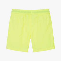 MSGM-شورت سباحة لون أصفر نيون للأولاد | Childrensalon Outlet