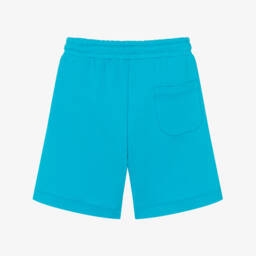 MSGM-Хлопковые шорты небесно-голубого цвета для мальчиков | Childrensalon Outlet