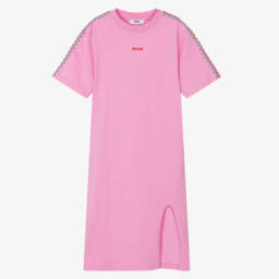 MSGM-Хлопковое платье-футболка длиной до щиколотки для девочек | Childrensalon Outlet