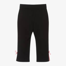 MSGM-Girls Black Crêpe Trousers | Childrensalon Outlet