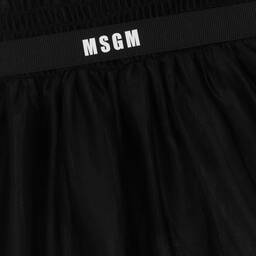 MSGM-Girls Black Tulle Dress | Childrensalon Outlet
