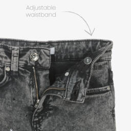 MSGM-Girls Dark Wash Sparkle Jeans | Childrensalon Outlet