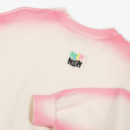 MSGM-بلوفر قطني وردي للبنات | Childrensalon Outlet