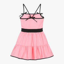 MSGM-Girls Pink Cotton Dress | Childrensalon Outlet