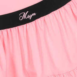 MSGM-Girls Pink Cotton Dress | Childrensalon Outlet