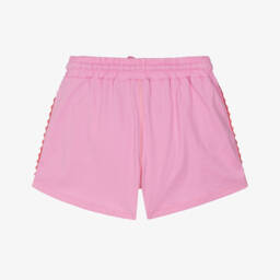 MSGM-Girls Rosy Cotton Knit Shorts | Childrensalon Outlet