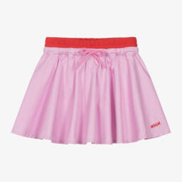 MSGM-تنورة قطنية وردية للبنات جاهزة للدوران | Childrensalon Outlet