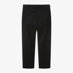 MSGM-Girls Viscose Diamanté Black Trousers | Childrensalon Outlet