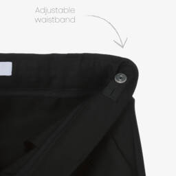 MSGM-Girls Viscose Diamanté Black Trousers | Childrensalon Outlet