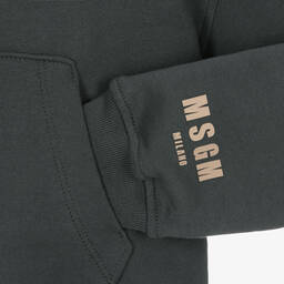 MSGM-Серая хлопковая худи Club Paradiso | Childrensalon Outlet