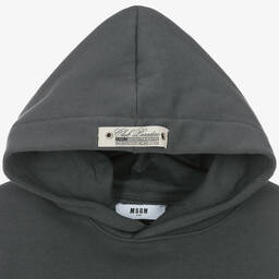 MSGM-Серая хлопковая худи Club Paradiso | Childrensalon Outlet