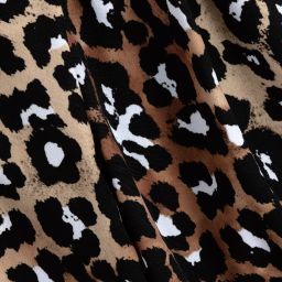 MSGM-Leopard Print Chiffon Shorts  | Childrensalon Outlet