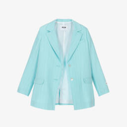 MSGM-Little Ladies Nautical Stripe Jacket | Childrensalon Outlet