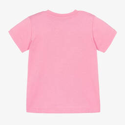 MSGM-Pink & Purple Logo T-Shirt | Childrensalon Outlet