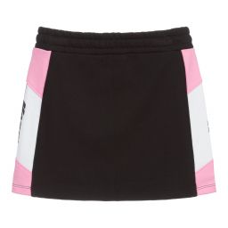 MSGM-Черная мини-юбка с логотипом для подростков | Childrensalon Outlet