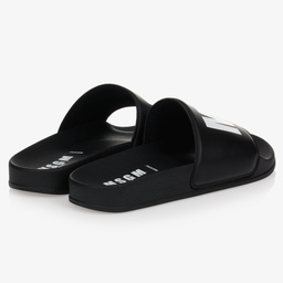 MSGM-Черные шлепанцы для подростков | Childrensalon Outlet