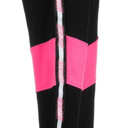 MSGM-Teen Black & Pink Logo Joggers | Childrensalon Outlet