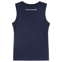 MSGM-Синяя майка с логотипом для подростков | Childrensalon Outlet