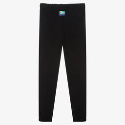 MSGM-Teen Boys Black Cotton Joggers | Childrensalon Outlet