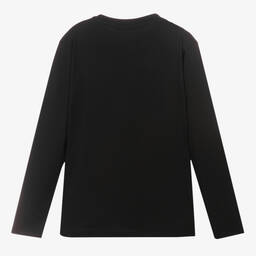 MSGM-Черный топ с цветами для девочек-подростков | Childrensalon Outlet