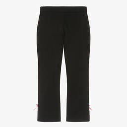 MSGM-Черные брюки из крепа для девочек-подростков | Childrensalon Outlet